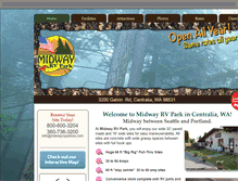Tablet Screenshot of midwayrvparkwa.com